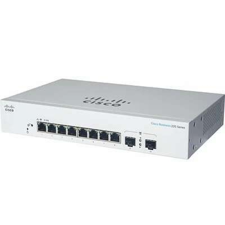 Ethernet Switches * | Ethernet Switches Cisco 220 Cbs220-8Fp-E-2G-Na 8 Ports Gigabit Ethernet Rack Mountable Switch