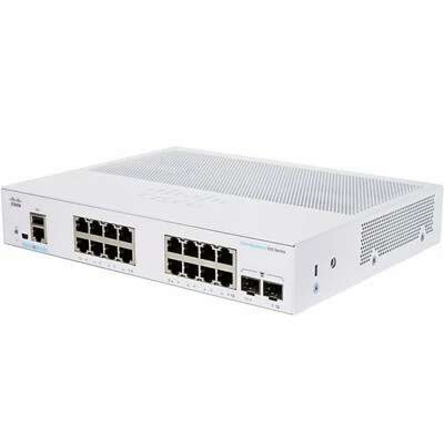 Ethernet Switches * | Ethernet Switches Cisco 350 Cbs350-16T-E-2G-Na 18 Ports Gigabit Ethernet Rack Mountable Switch