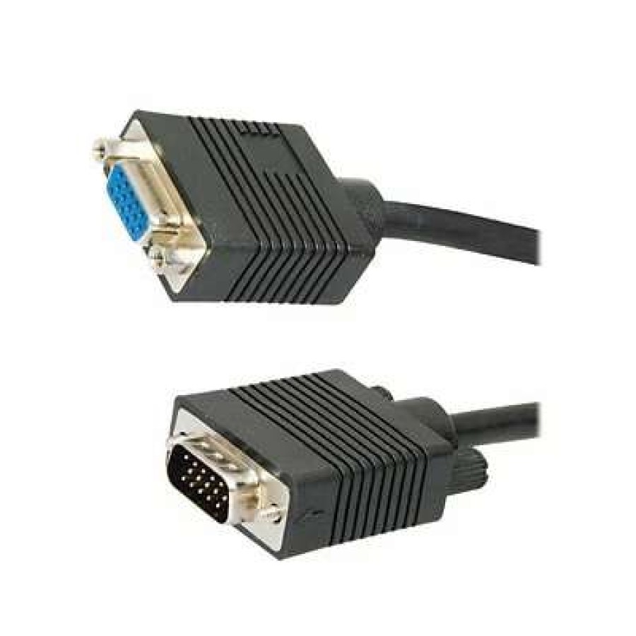 Ethernet Switches * | Ethernet Switches 4Xem 6 High Resolution Coax Vga Male/Female Extension Cable; Black