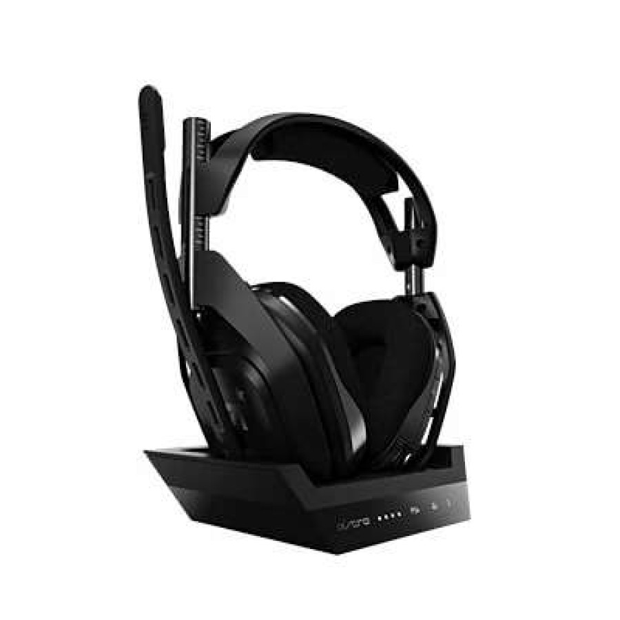 Headsets * | Logitech Gaming Headsets Astro A50 Wireless Gaming Headset With With Base Station, Black & Gray (939-001673)