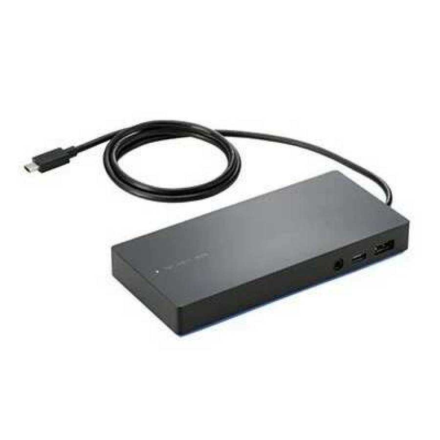 Laptop Accessories * | Laptop Docking Stations Hp Laptops/Tablet Wired Usb Docking Station, Black (Y0K80Aa)