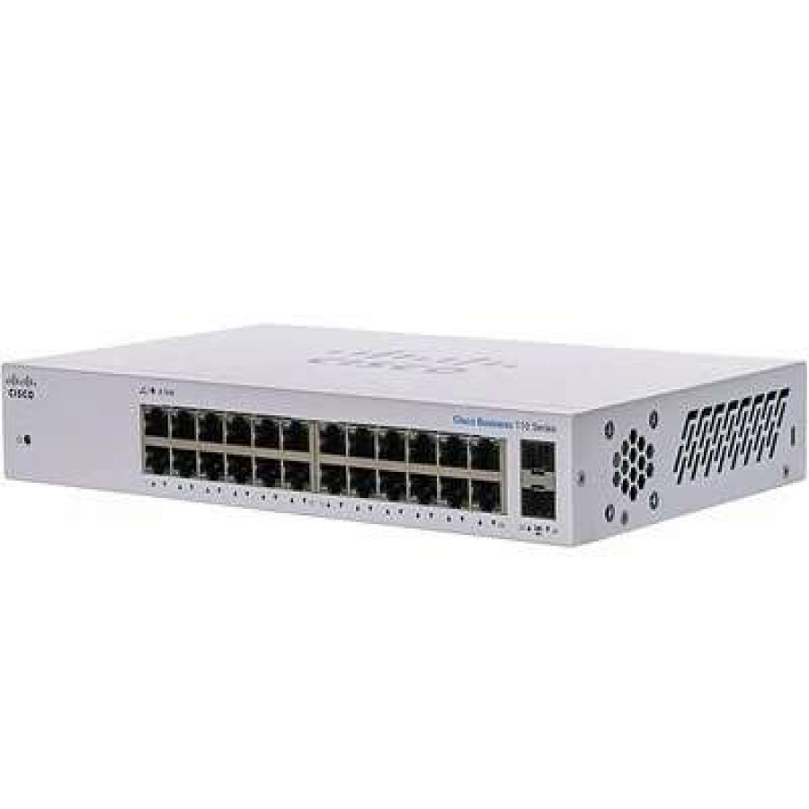 Ethernet Switches * | Ethernet Switches Cisco 110 Cbs110-16Pp-Na 16 Ports Gigabit Ethernet Rack Mountable Switch