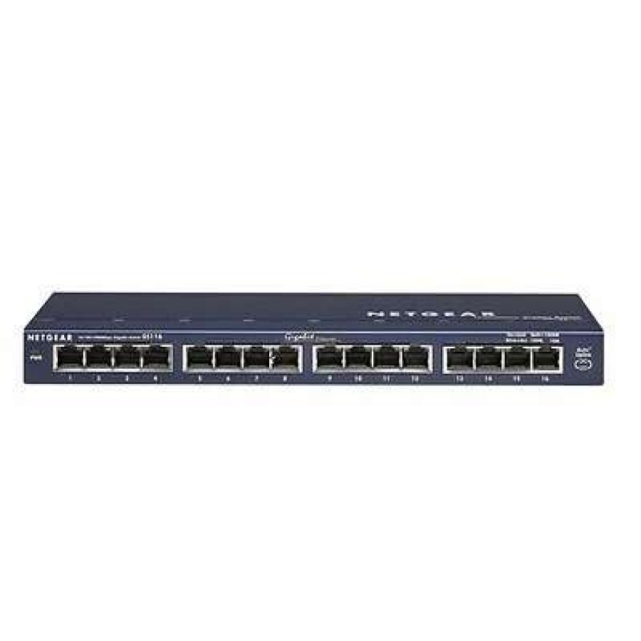 Ethernet Switches * | Ethernet Switches Netgear 16-Port Gigabit Ethernet Unmanaged Switch, Desktop (Gs116Na)