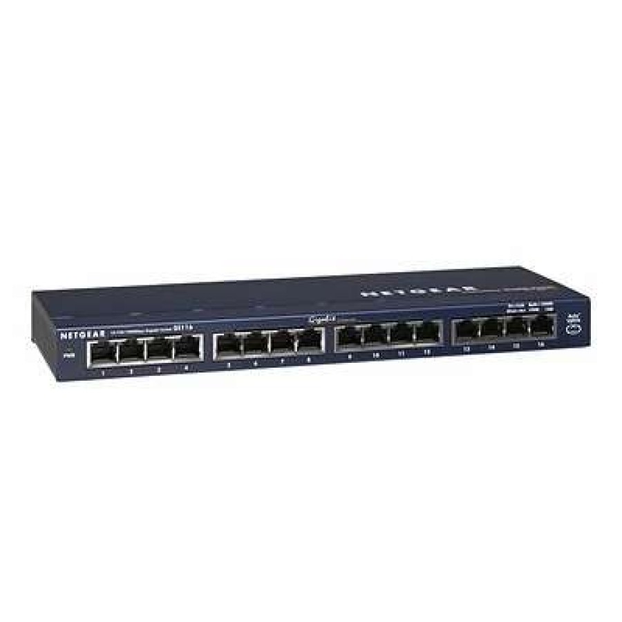 Ethernet Switches * | Ethernet Switches Netgear 16-Port Gigabit Ethernet Unmanaged Switch, Desktop (Gs116Na)