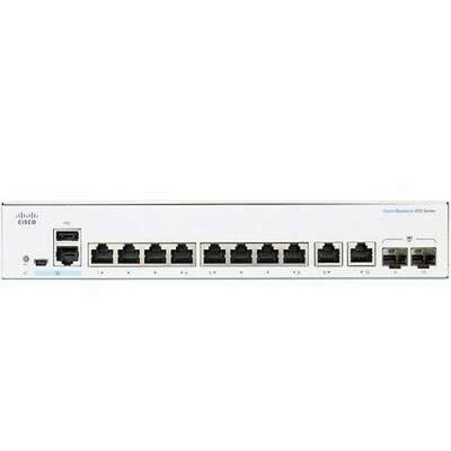 Ethernet Switches * | Ethernet Switches Cisco 250 Cbs250-8T-E-2G 8 Ports Gigabit Ethernet Desktop Design Switch