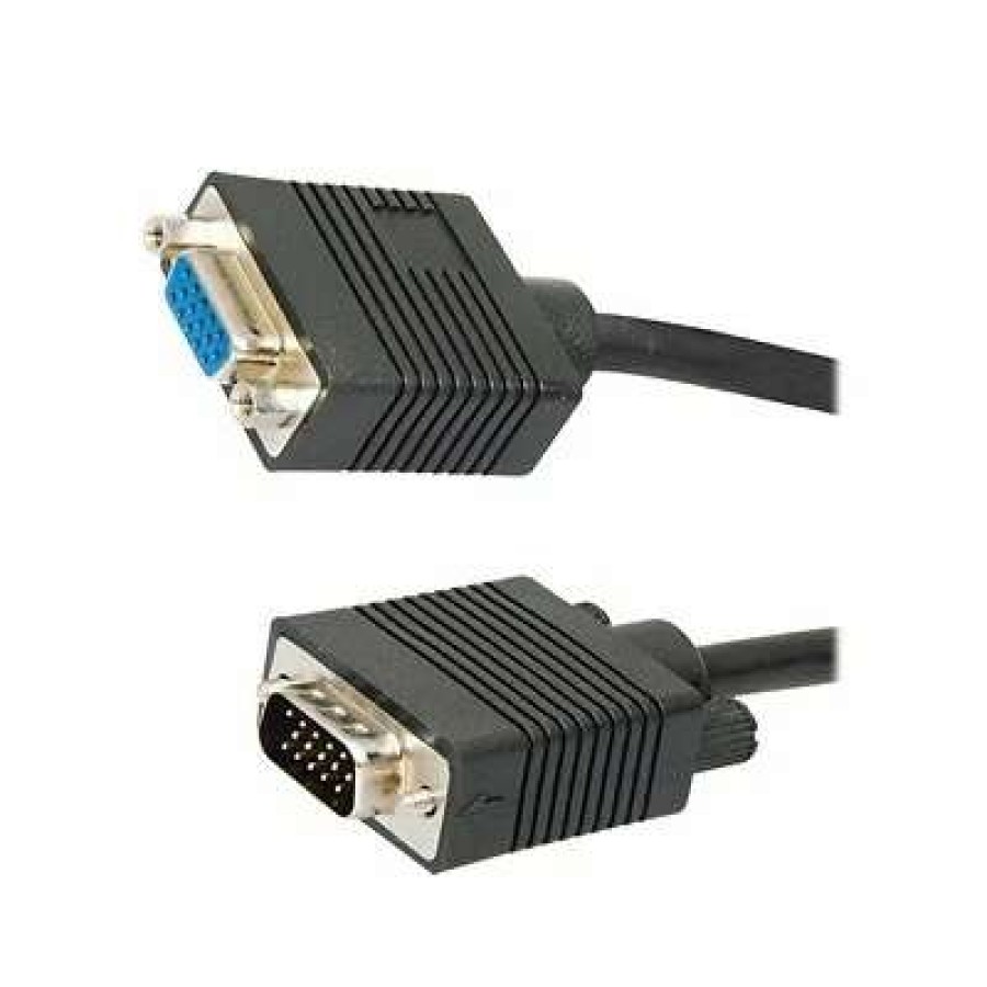 Ethernet Switches * | Ethernet Switches 4Xem 50 High Resolution Coax Vga Male/Female Extension Cable; Black