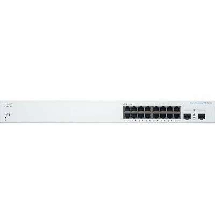 Ethernet Switches * | Ethernet Switches Cisco 220 Cbs220-16T-2G-Na 16 Ports Gigabit Ethernet Rack Mountable Switch