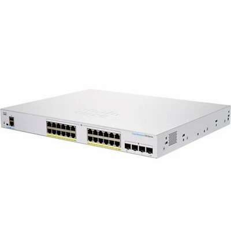 Ethernet Switches * | Ethernet Switches Cisco 250 Cbs250-24Fp-4G-Na 24 Ports Gigabit Ethernet Desktop Design Switch