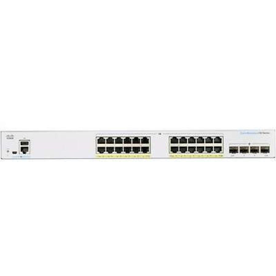 Ethernet Switches * | Ethernet Switches Cisco 250 Cbs250-24Fp-4G-Na 24 Ports Gigabit Ethernet Desktop Design Switch