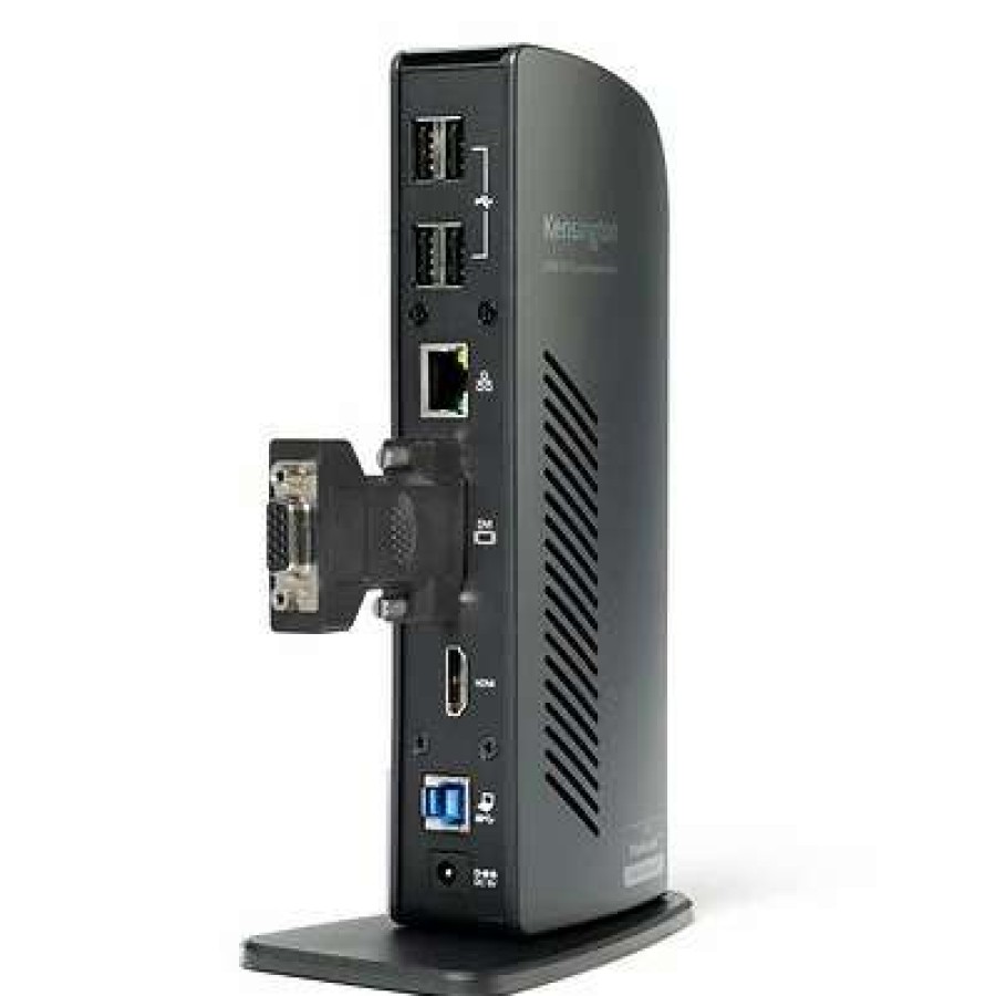 Laptop Accessories * | Laptop Docking Stations Kensington K33972Us Usb 3.0 Docking Station W/Dual Dvi/Hdmi/Vga Video