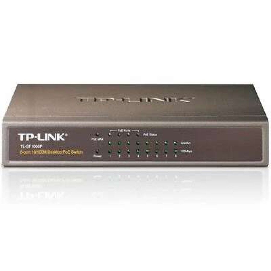 Ethernet Switches * | Tp Link Ethernet Switches Tp-Link Tl-Sf1008P Ethernet Switch; 8 Ports