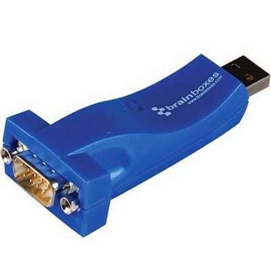 Network Adapters * | Network Adapters Brainboxes Us-101-001 1 Port Rs232 Usb To Serial Adapter