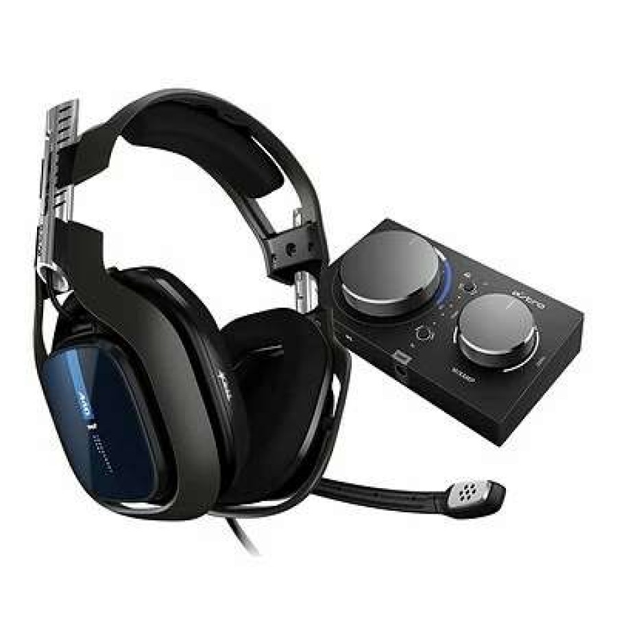 Headsets * | Logitech Gaming Headsets Astro A40 Tr + Mixamp Pro Tr 939-001660 Wired Over-The-Head Stereo Gaming Headset, Black