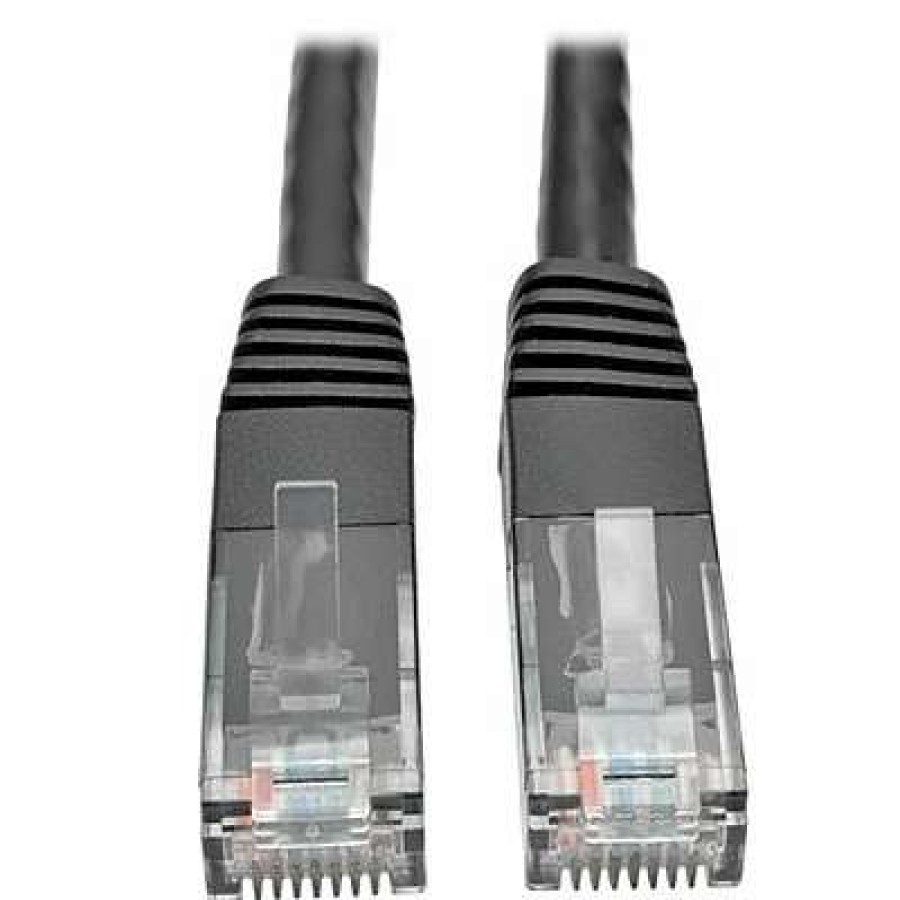 Networking Accessories * | Networking Accessories Tripp Lite N200-003-Bk 3 Black Rj-45 To Rj-45 Male/Male Cat6 Gigabit Molded Patch Cable