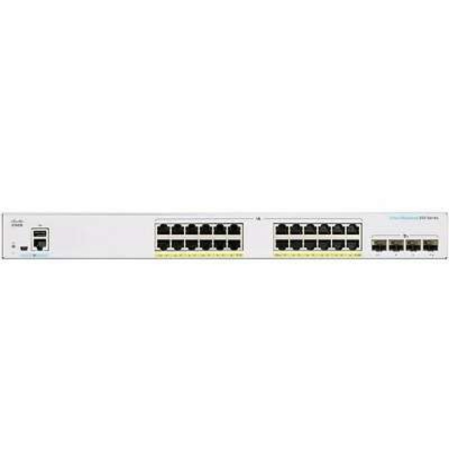 Ethernet Switches * | Ethernet Switches Cisco 250 Cbs250-24T-4X-Na 24 Ports Gigabit Ethernet Desktop Design Switch