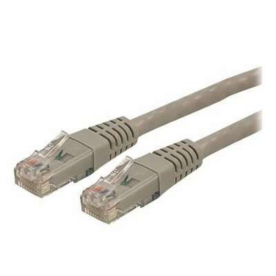 Network Adapters * | Network Adapters Startech C6Patch6Gr 6Ft Cat-6 Gray Molded Rj45 Utp Gigabit Patch Cable