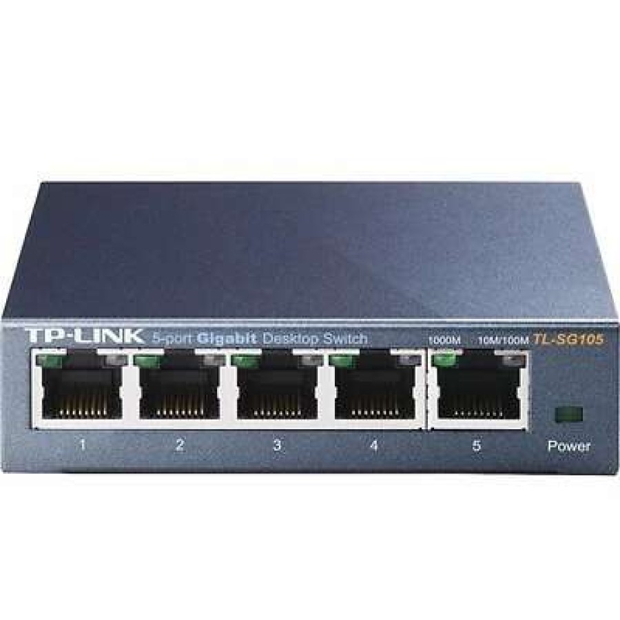 Ethernet Switches * | Tp Link Ethernet Switches Tp-Link Unmanaged Gigabit Ethernet Switch; 5-Ports (Tl-Sg105)