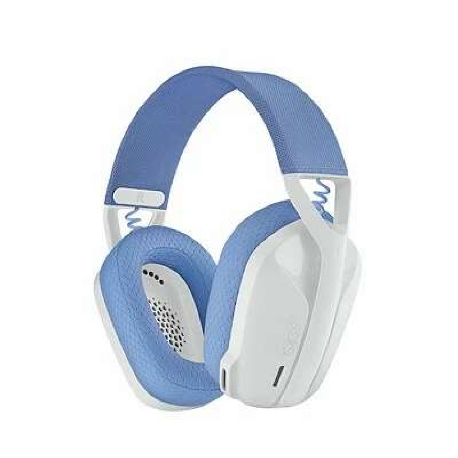 Headsets * | Gaming Headsets Logitech G435 Noise Canceling Bluetooth Over-The-Ear Gaming Headset, Off-White/Lilac (981-001073)