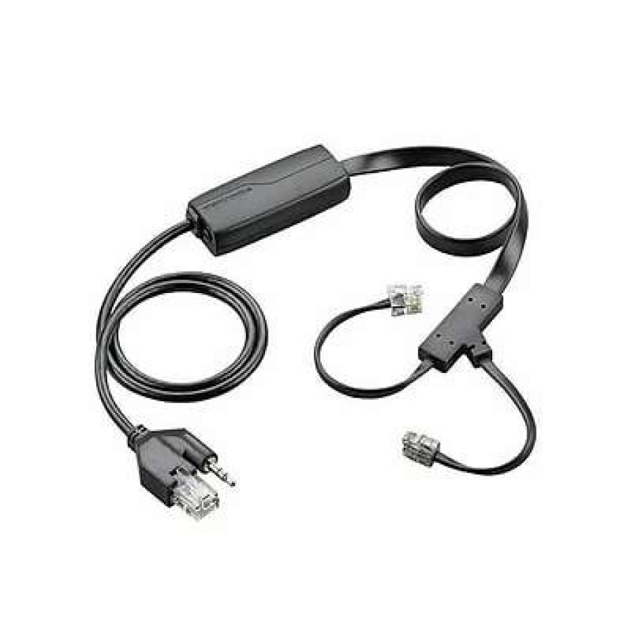 Headsets * | Headset Accessories Plantronics Apc-43 38350-13 Electronic Hook Switch Adapter, Black