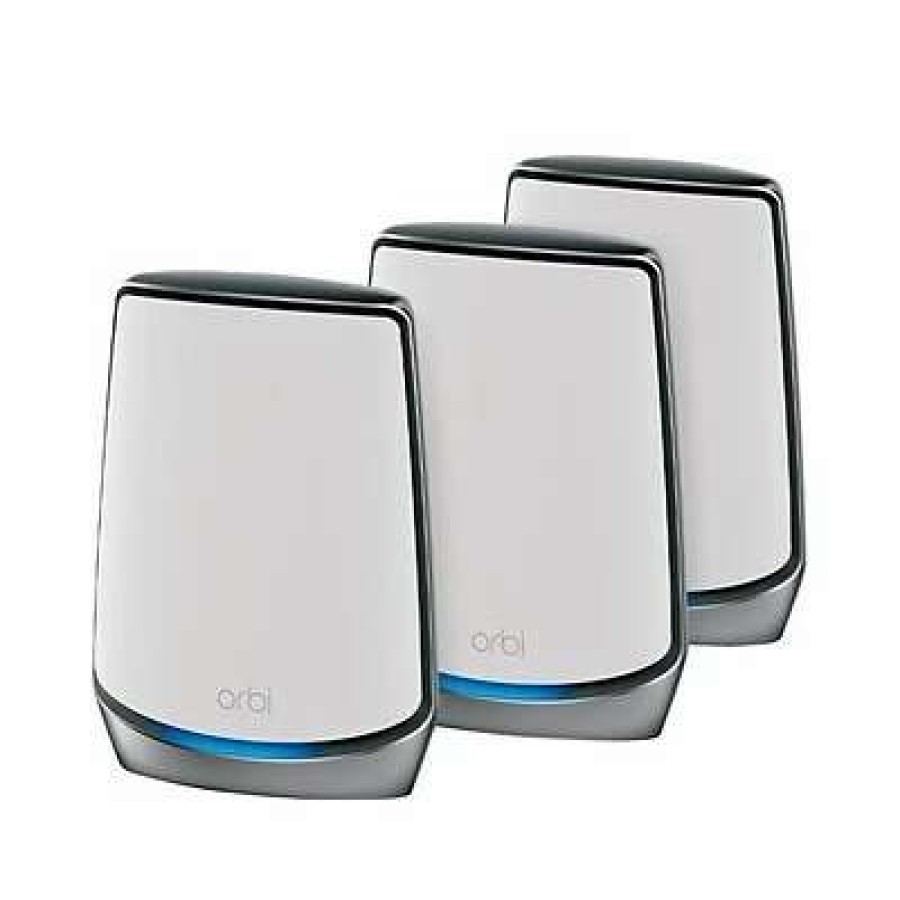 Wireless Routers * | Wireless Routers Netgear Orbi Ax6000 Tri Band Wireless And Ethernet Router, White (Rbk853)