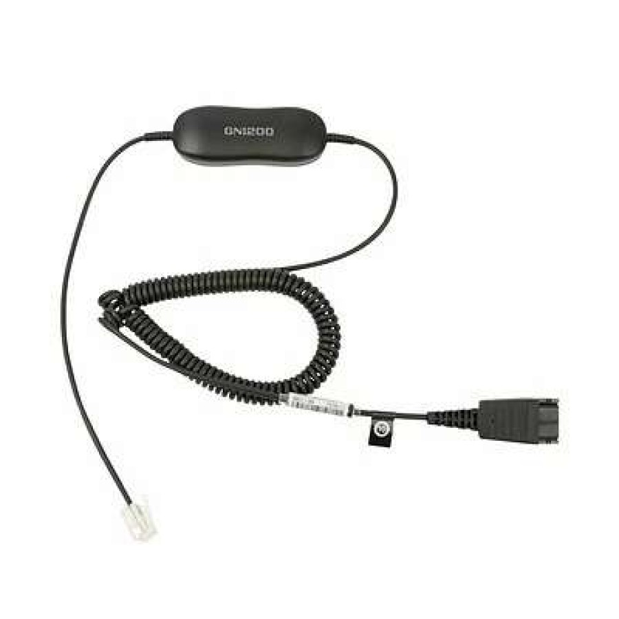 Headsets * | Headset Accessories Jabra Gn1200 Cc Headset Cable, Black (88011-99)