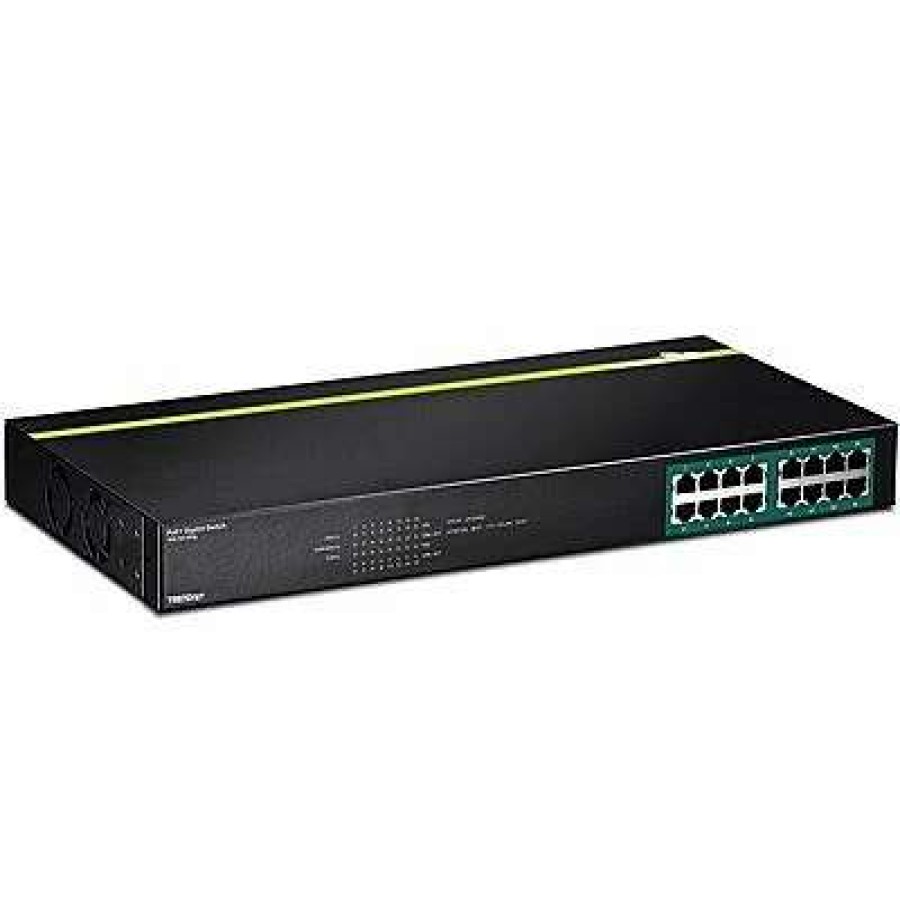 Ethernet Switches * | Ethernet Switches Trendnet Tpe-Tg160G 16-Port Gigabit Poe+ Switch