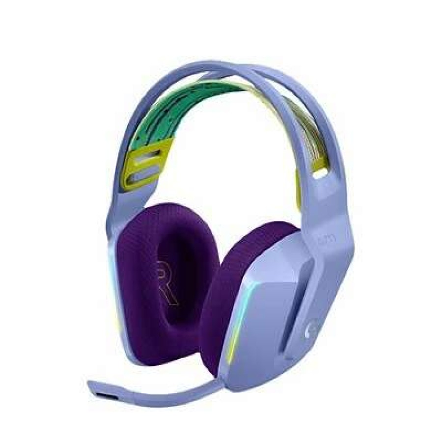 Headsets * | Gaming Headsets Logitech G Series G733 Wireless Over-The-Ear Gaming Headset, Lilac (981-000889)