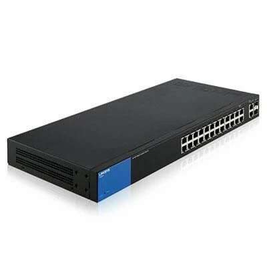 Networking Accessories * | Networking Accessories Linksys Lgs326 26 Port Gigabit Ethernet Managed Smart Switch