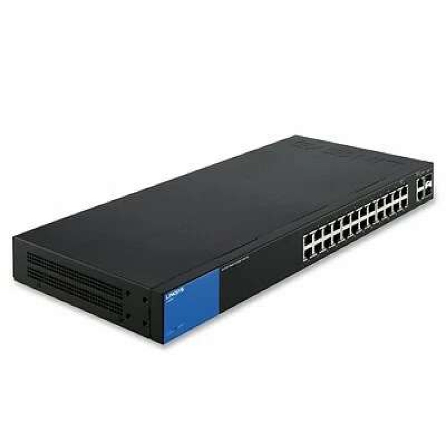 Networking Accessories * | Networking Accessories Linksys Lgs326 26 Port Gigabit Ethernet Managed Smart Switch