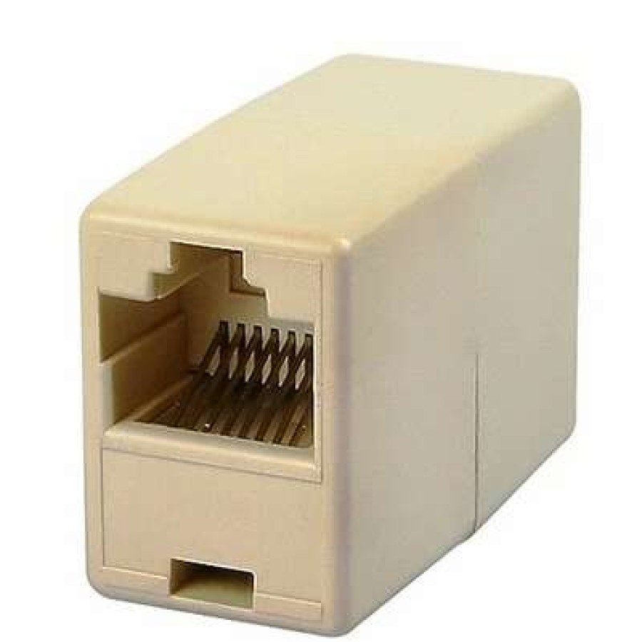 Network Adapters * | Network Adapters Insten Pothrj45Ad01 Rj45 Ethernet Connector Adapter, Light Beige