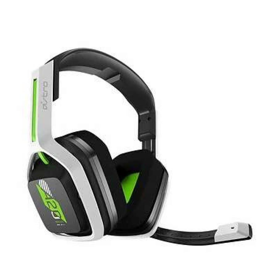 Headsets * | Logitech Gaming Headsets Astro A20 Wireless Gaming Headset, White/Green (939-001882)