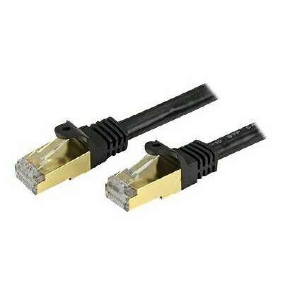 Networking Accessories * | Networking Accessories Startech C6Aspat1Bk 1 Cat6A Black Patch Cable