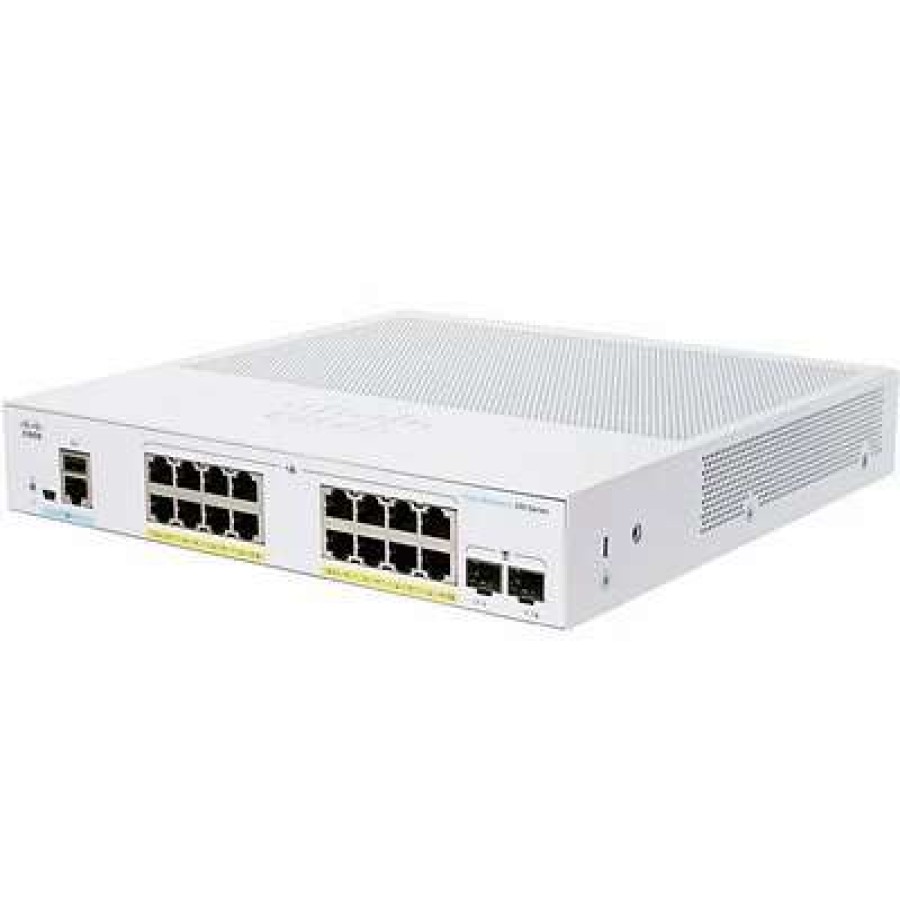 Ethernet Switches * | Ethernet Switches Cisco 350 Cbs350-16P-2G-Na 18 Ports Gigabit Ethernet Rack Mountable Switch