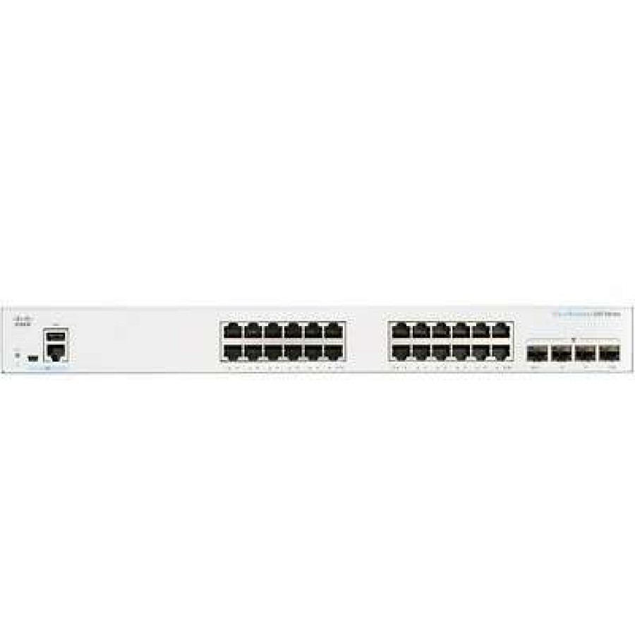 Ethernet Switches * | Ethernet Switches Cisco 250 Cbs250-24T-4G-Na 24 Ports Gigabit Ethernet Desktop Design Switch