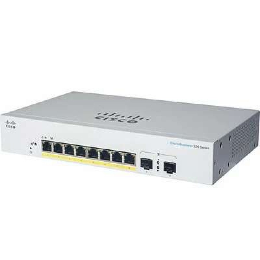 Ethernet Switches * | Ethernet Switches Cisco 220 Cbs220-8T-E-2G-Na 8 Ports Gigabit Ethernet Rack Mountable Switch