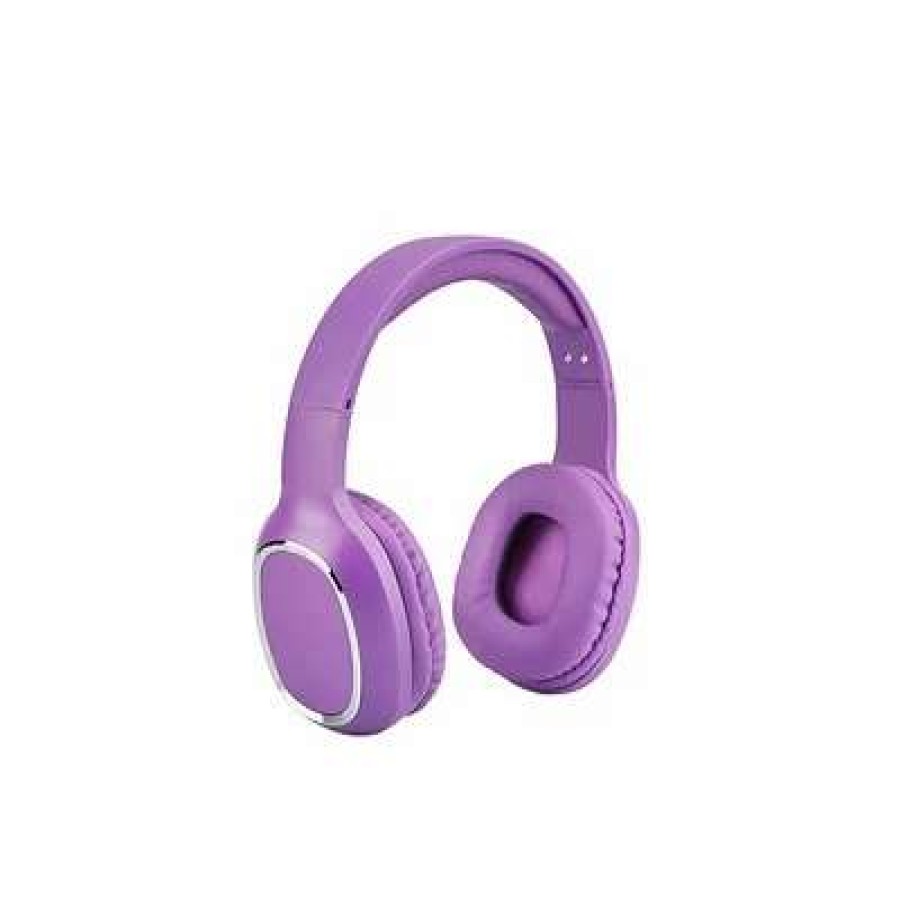 Headsets * | Bluetooth Headsets Laud Ld200 Over-The-Ear Bluetooth Headset, Purple