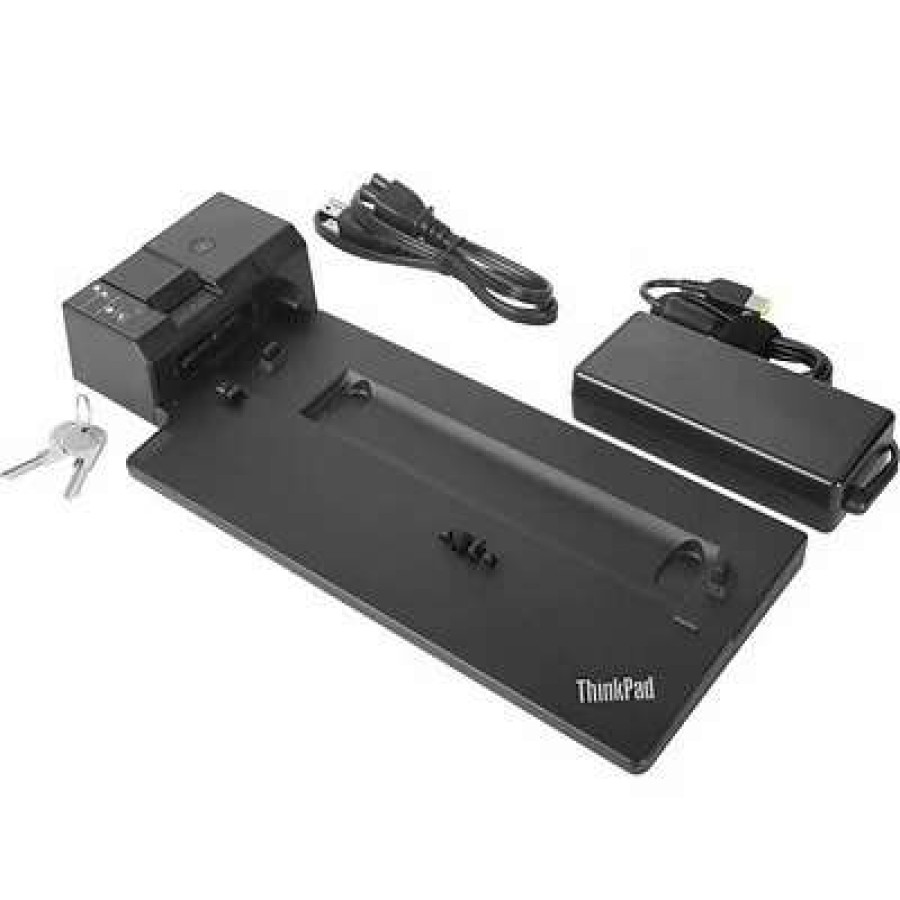 Laptop Accessories * | Laptop Docking Stations Lenovo Open Source Thinkpad Ultra Docking Station (40Aj0135Us)