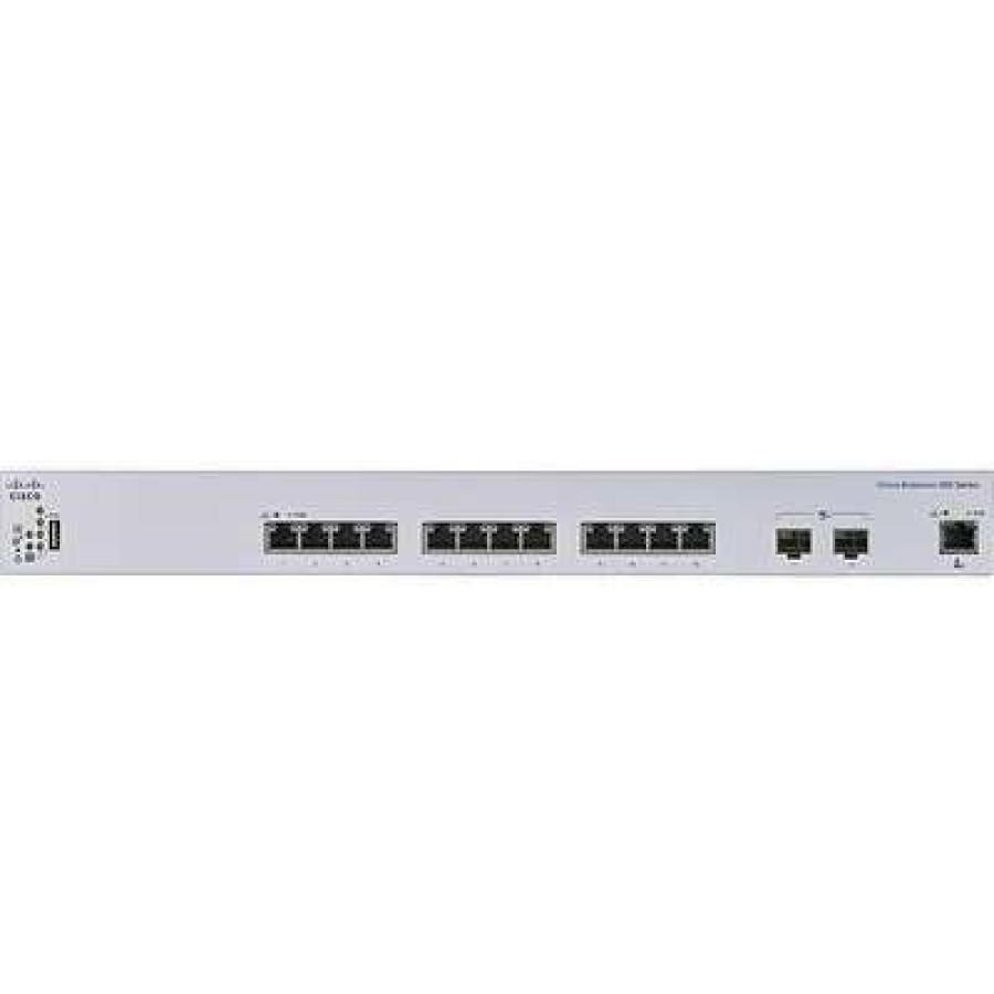 Ethernet Switches * | Ethernet Switches Cisco 350 Cbs350-12Xt-Na 12 Ports Gigabit Ethernet Rack Mountable Switch