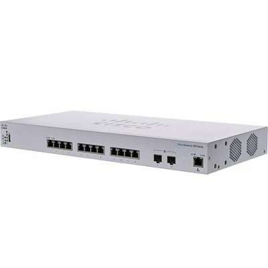 Ethernet Switches * | Ethernet Switches Cisco 350 Cbs350-12Xt-Na 12 Ports Gigabit Ethernet Rack Mountable Switch