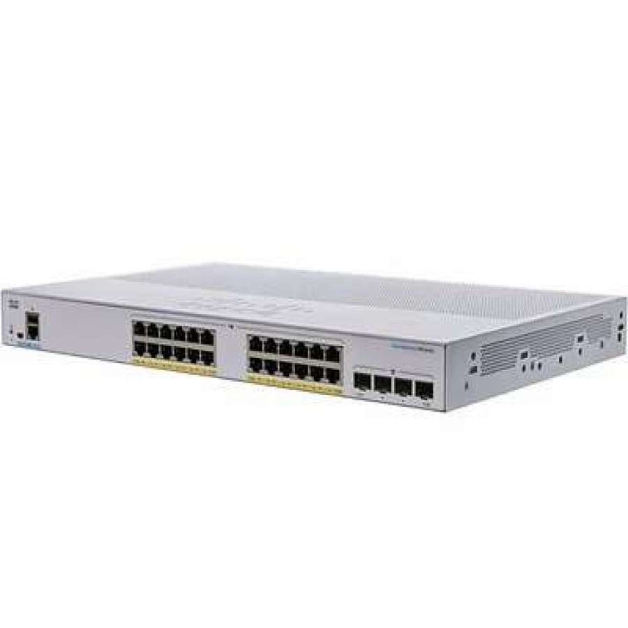 Ethernet Switches * | Ethernet Switches Cisco 250 Cbs250-24P-4G-Na 24 Ports Gigabit Ethernet Desktop Design Switch