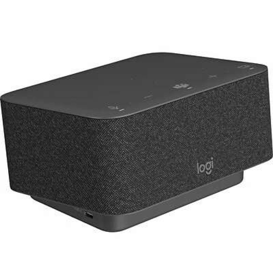 Laptop Accessories * | Laptop Docking Stations Logitech Logi Dock Usb-C All-In-One Docking Station + Speakerphone, Uc, Graphite (986-000025)