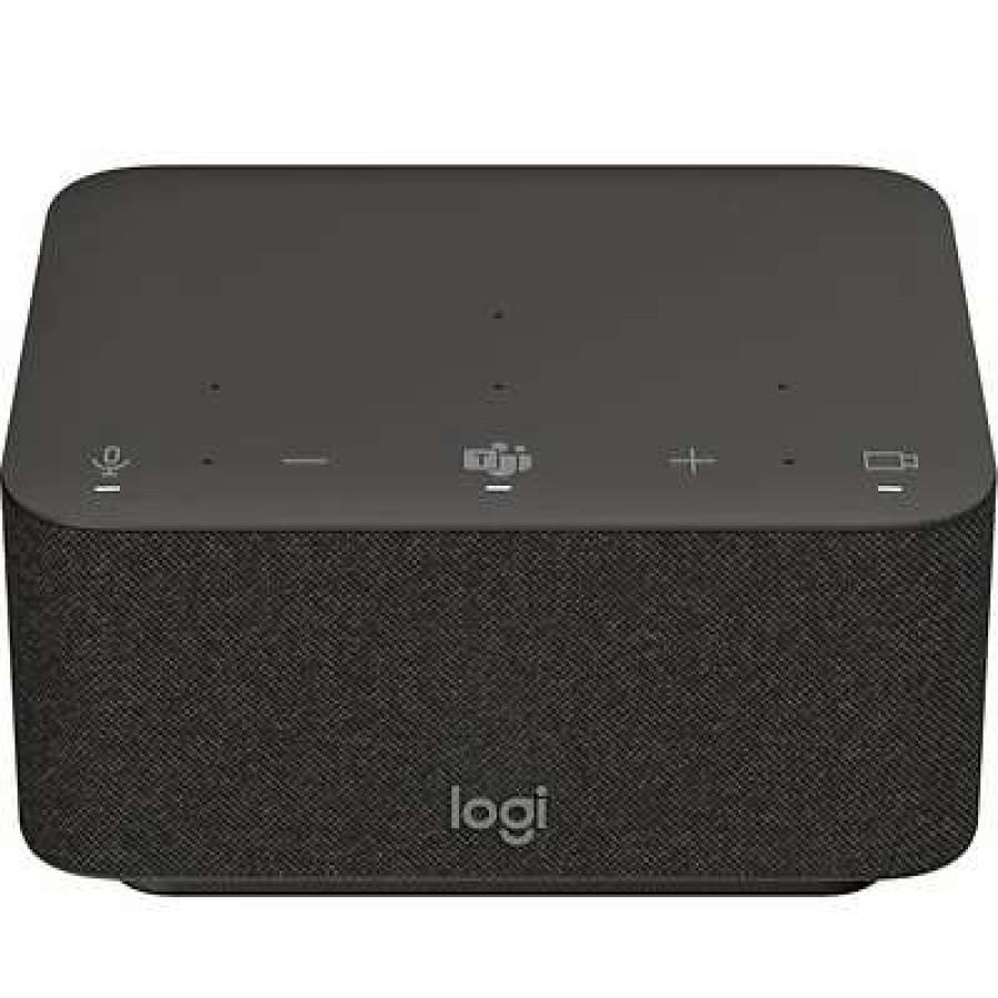 Laptop Accessories * | Laptop Docking Stations Logitech Logi Dock Usb-C All-In-One Docking Station + Speakerphone, Uc, Graphite (986-000025)