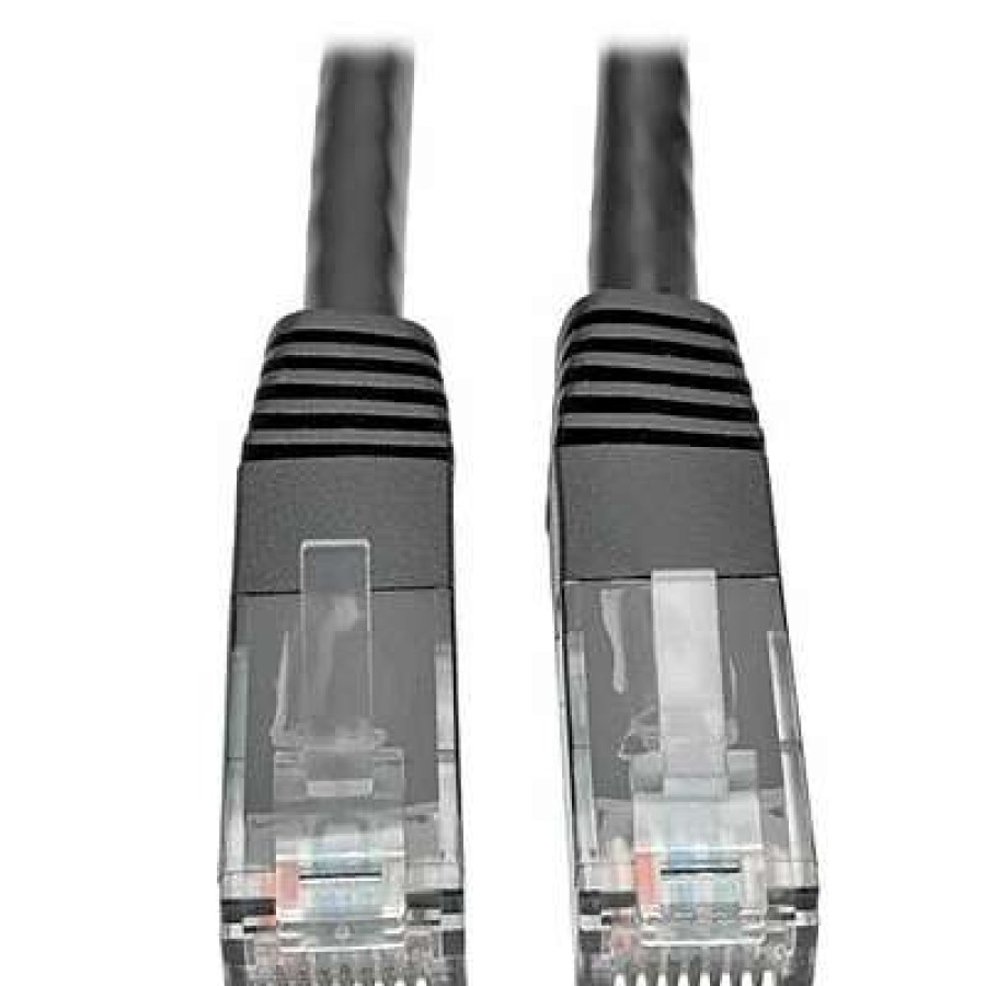 Networking Accessories * | Networking Accessories Tripp Lite N200-005-Bk 5 Black Rj-45 To Rj-45 Male/Male Cat6 Gigabit Molded Patch Cable