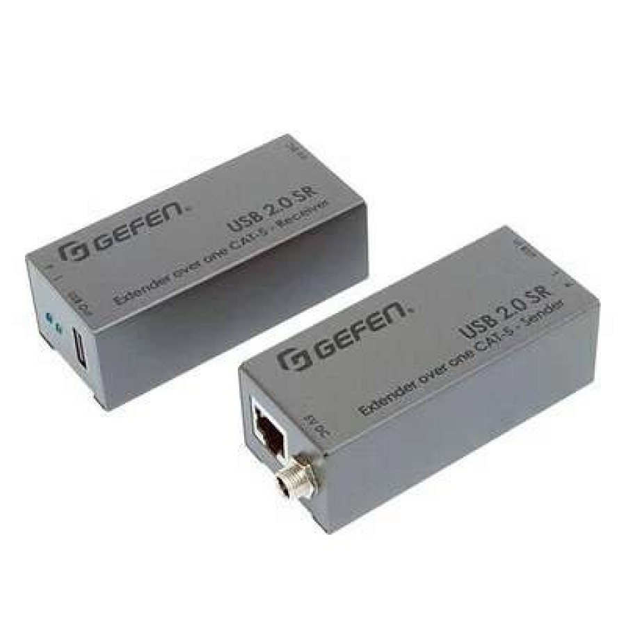 Network Adapters * | Network Adapters Gefen Extusb20Sr 480 Mbps Usb 2.0 Sr Extender Over One Cat-5 Cable