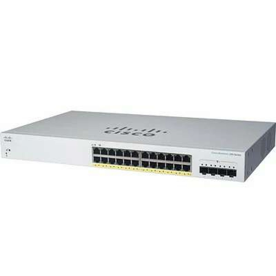 Ethernet Switches * | Ethernet Switches Cisco 220 Cbs220-24Fp-4G-Na 24 Ports Gigabit Ethernet Rack Mountable Switch