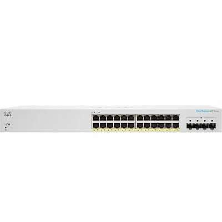 Ethernet Switches * | Ethernet Switches Cisco 220 Cbs220-24Fp-4G-Na 24 Ports Gigabit Ethernet Rack Mountable Switch