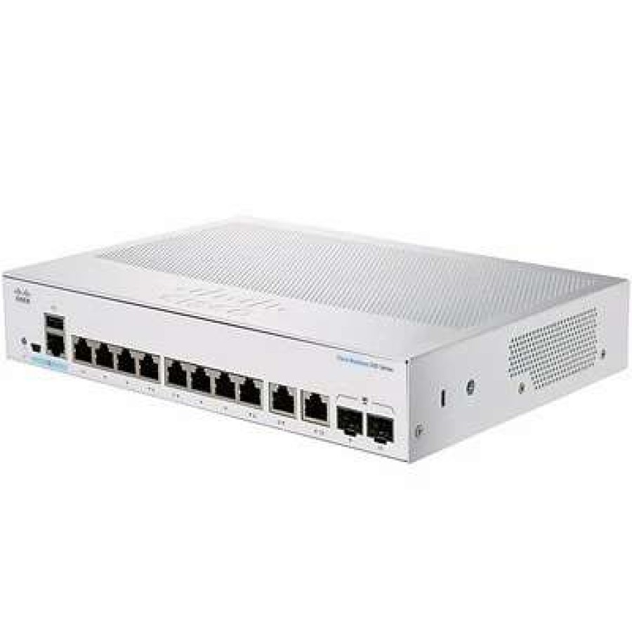 Ethernet Switches * | Ethernet Switches Cisco 350 Cbs350-8T-E-2G-Na 10 Ports Gigabit Ethernet Rack Mountable Switch