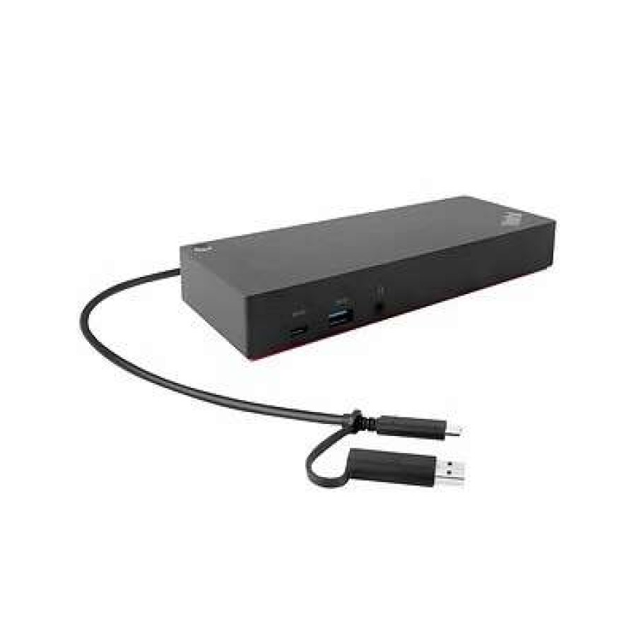 Laptop Accessories * | Laptop Docking Stations Lenovo Thinkpad Hybrid Universal Docking Station For Lenovo (40Af0135Us)