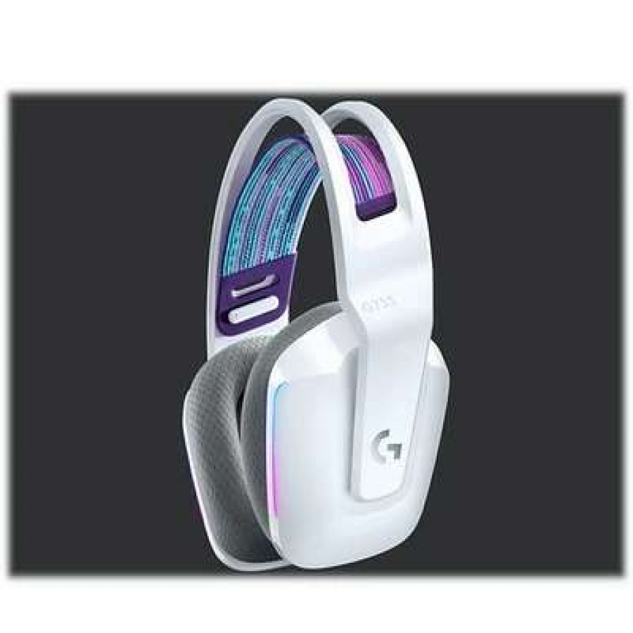 Headsets * | Gaming Headsets Logitech G Series G733 Wireless Over-The-Ear Gaming Headset, White (981-000882)