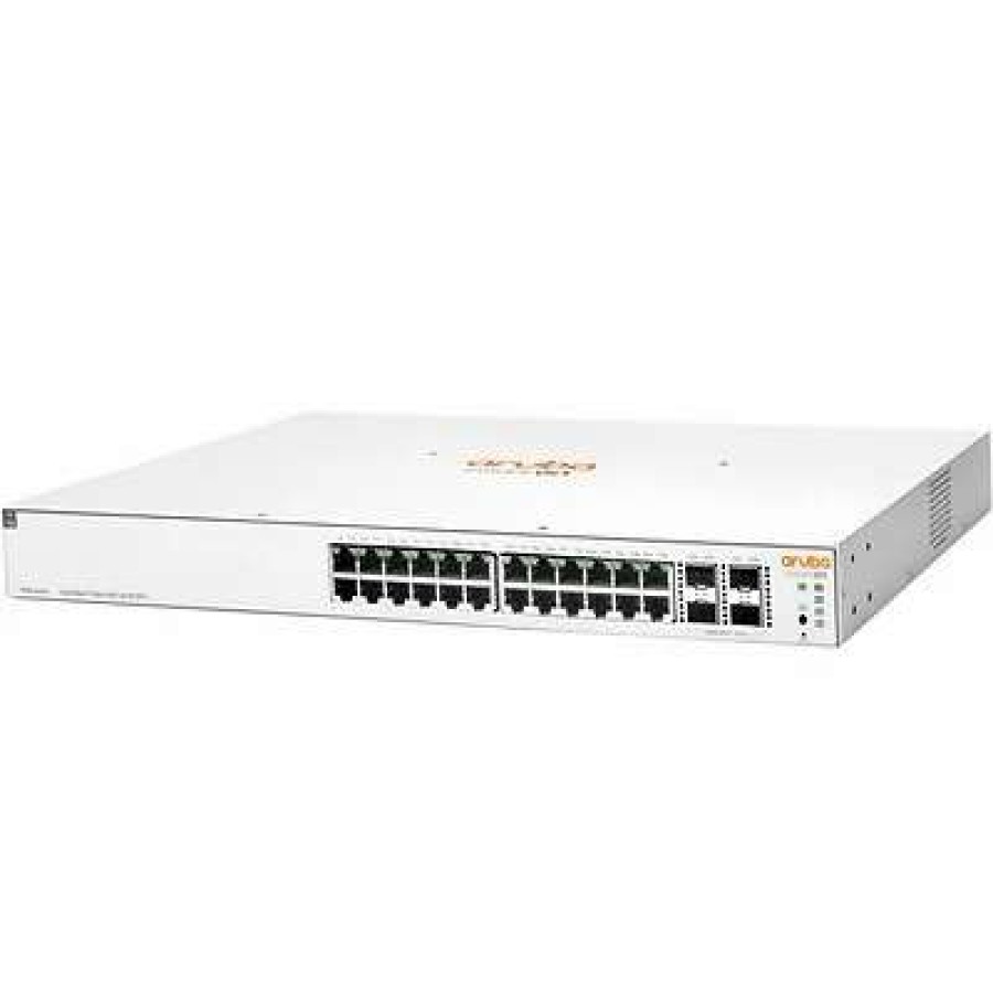 Ethernet Switches * | Ethernet Switches Aruba Instant On 1930 Jl683A#Aba 24-Port Gb Ethernet 24Xge Poe (195W), 4X 1G/10G Sfp+, L2+ Smart Switch Us Cord